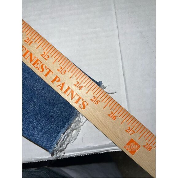 PISTOLA Jeans Womens Size 25 Dark‎ Blue Wash Skinny Distressed Low Rise A7 - Picture 5 of 7